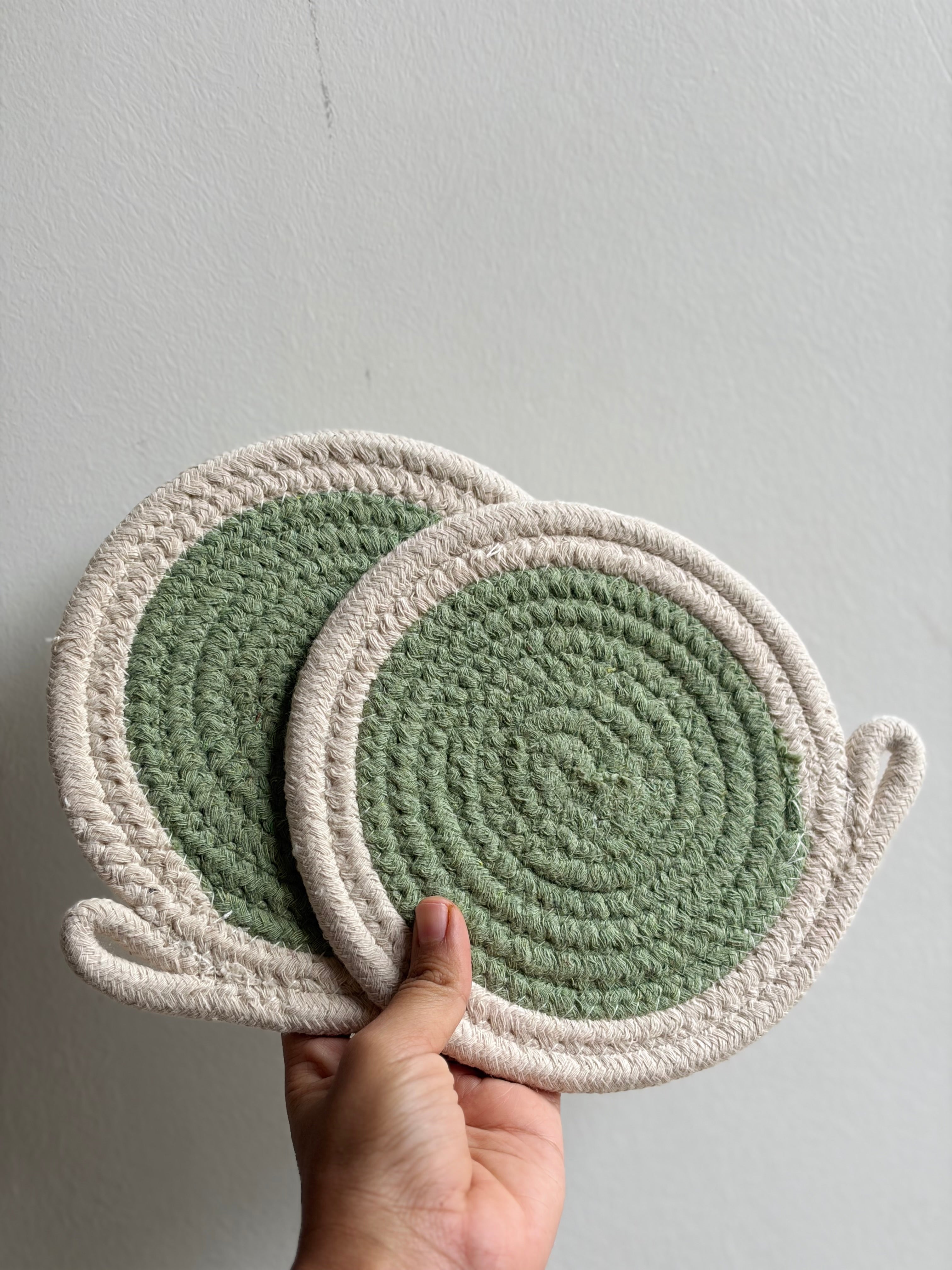 Green Placemats- Set of 2