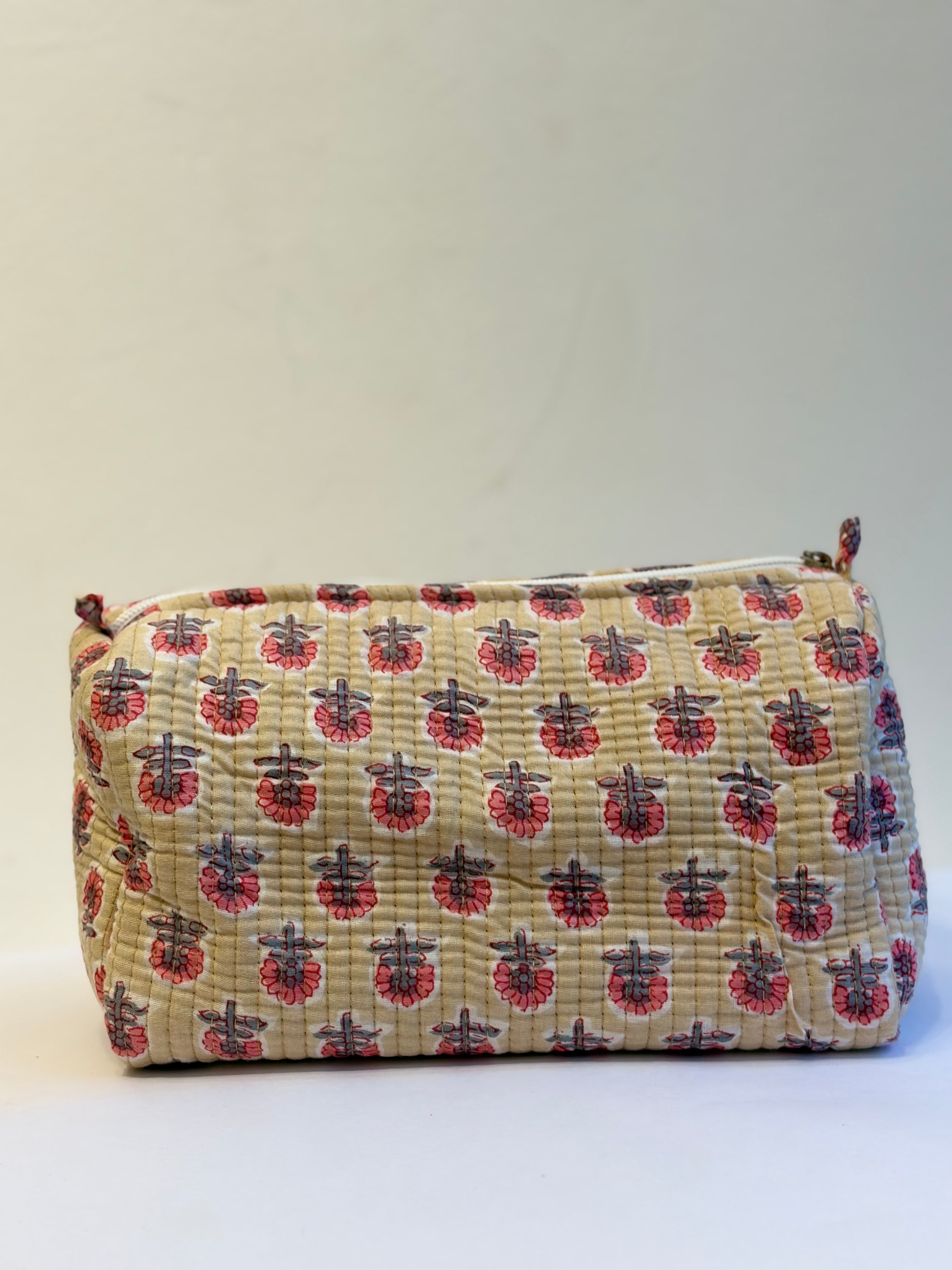 Beige Set of 3 pouches