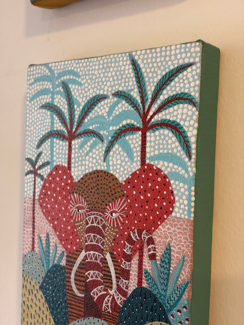 Wall art contemporary elephant