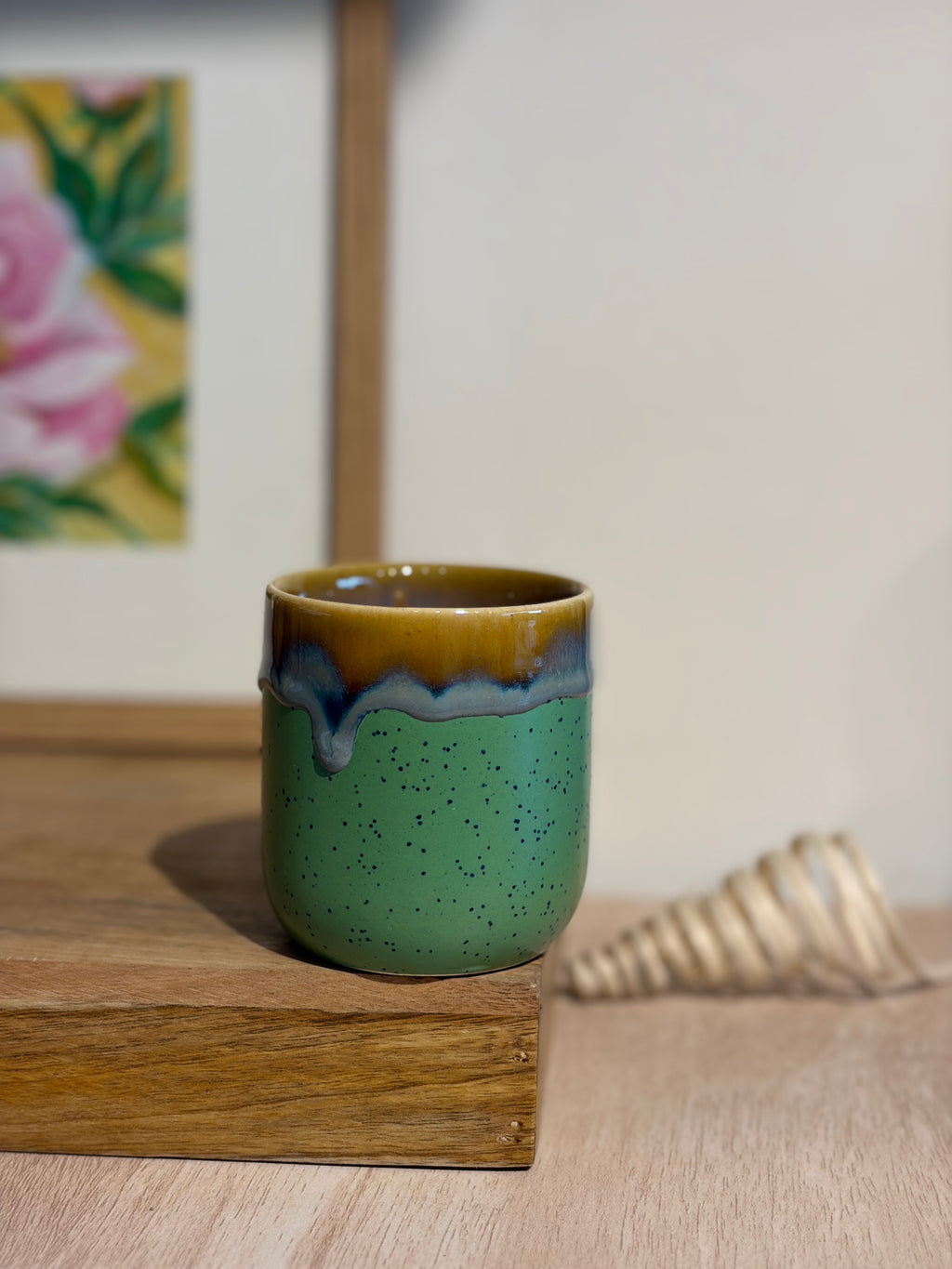 Glazed Mug without handle for coffee