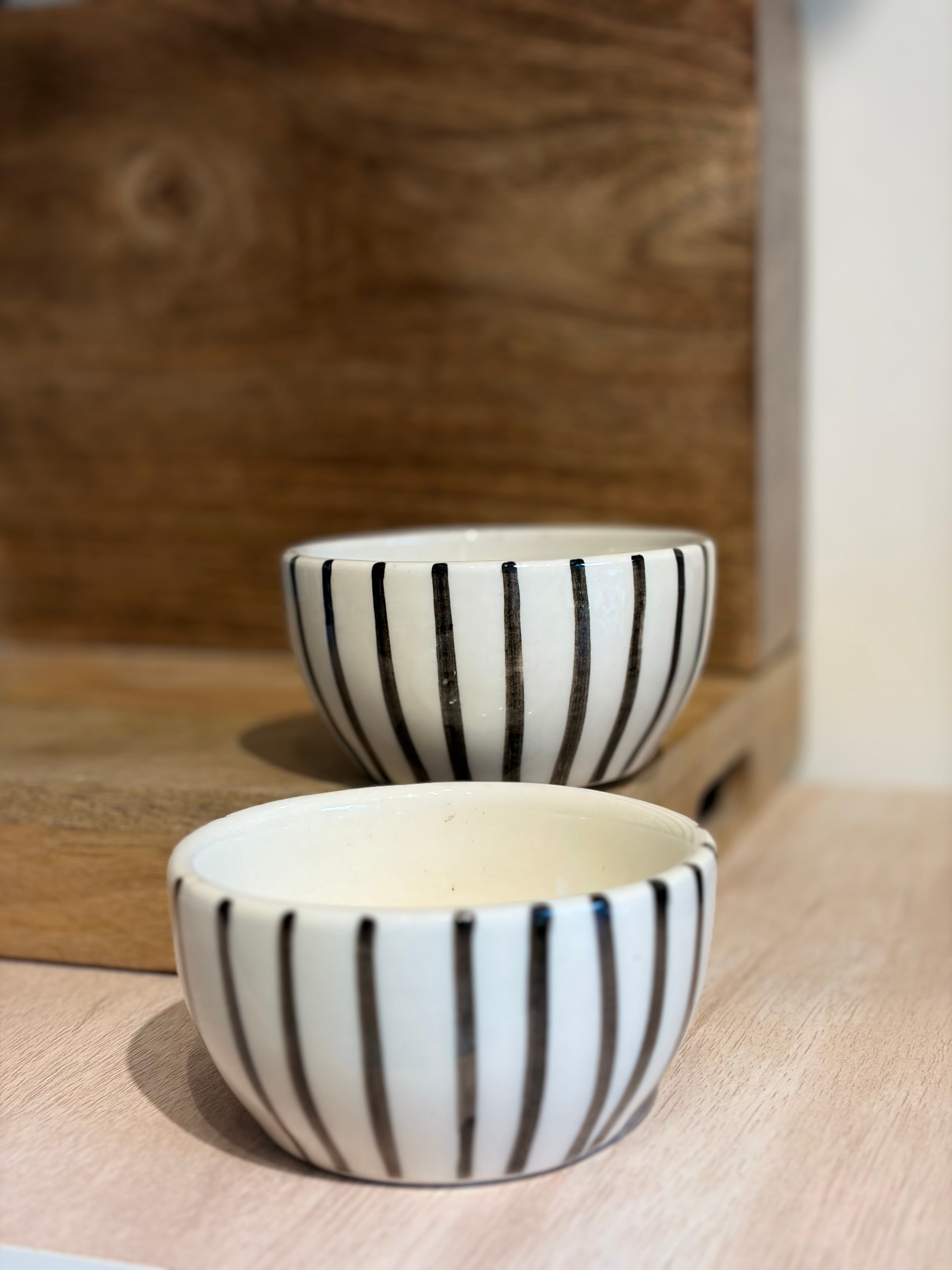 Black Stripes Bowl-250 ml