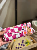 3 fold pouch- Pink