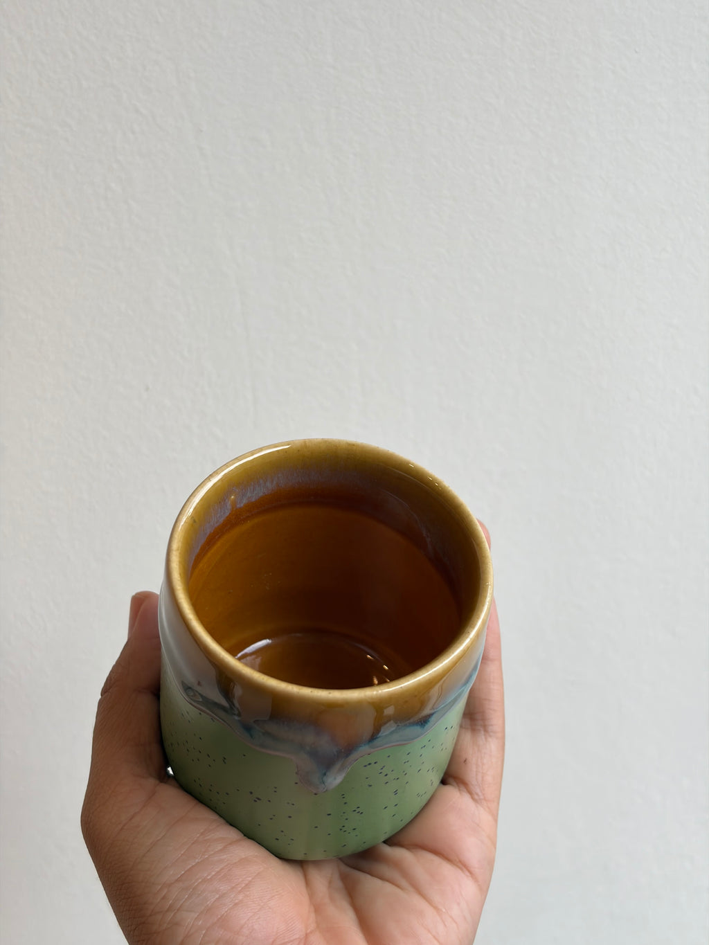 Glazed Mug without handle for coffee