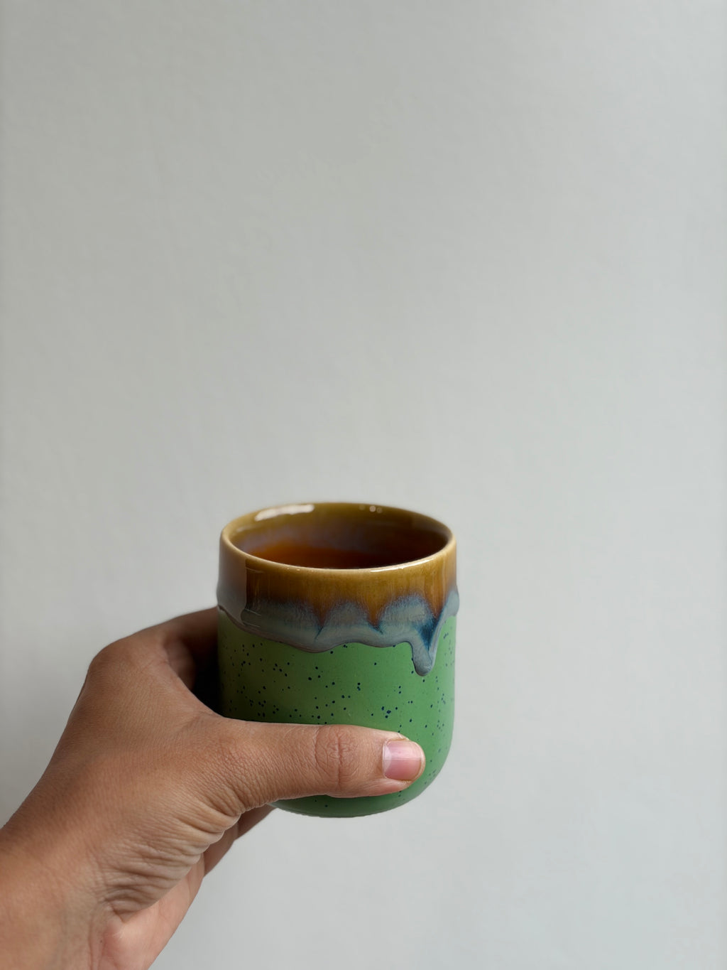 Glazed Mug without handle for coffee