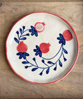 Red Pomegranate Plate