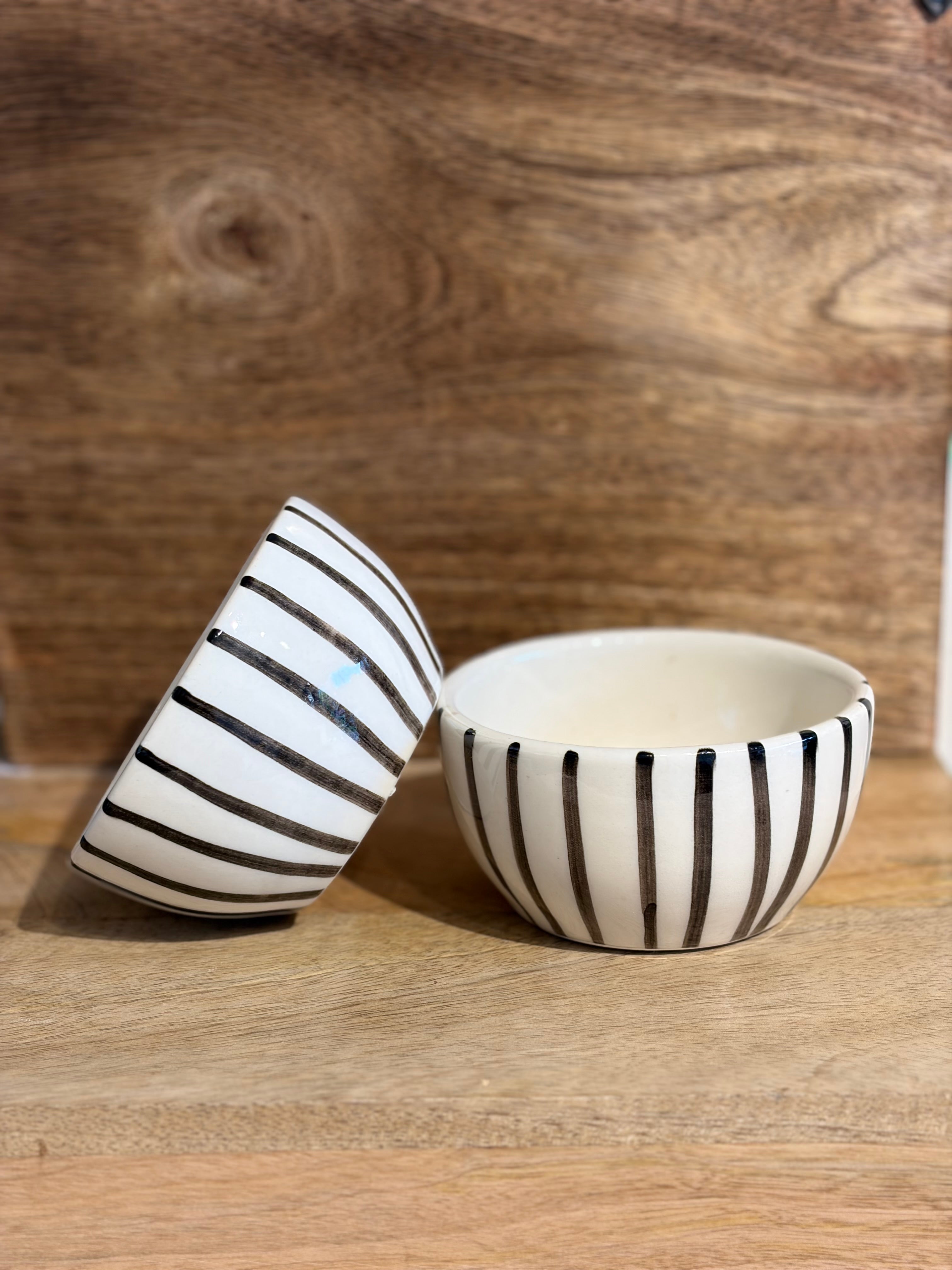 Black Stripes Bowl-250 ml