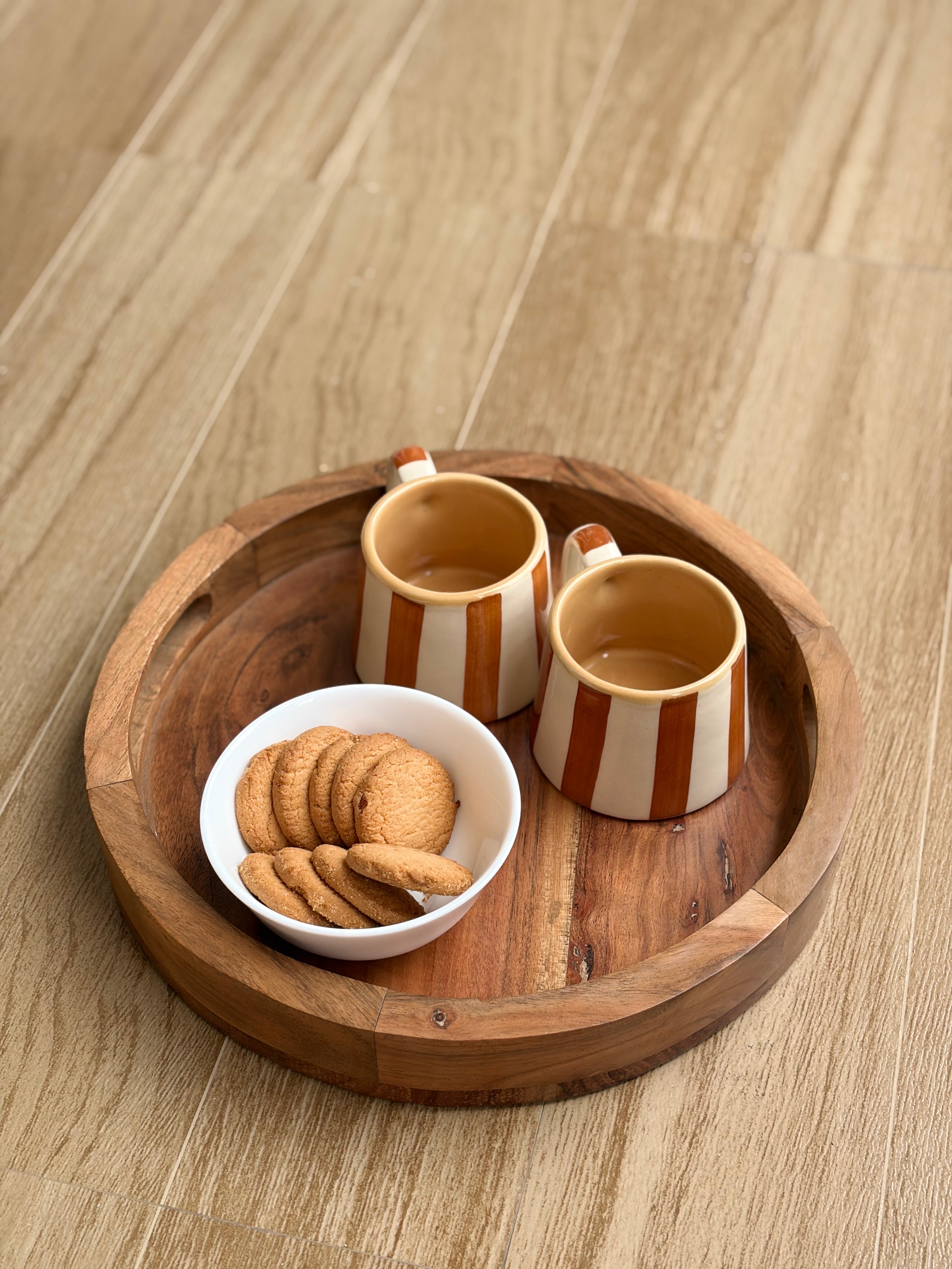Mustard Striped Mug