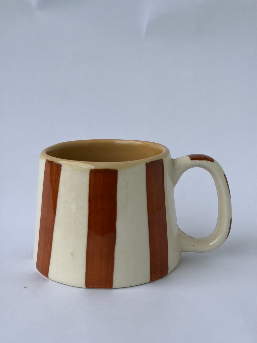 Mustard Striped Mug