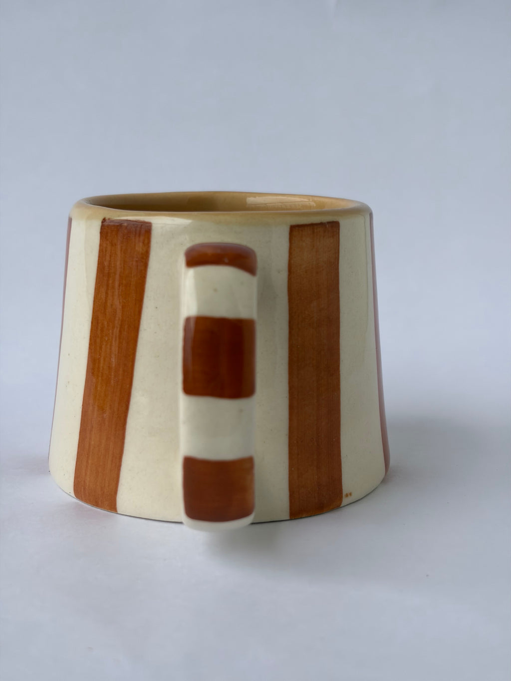 Mustard Striped Mug