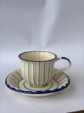 Cup & Saucer set Blue