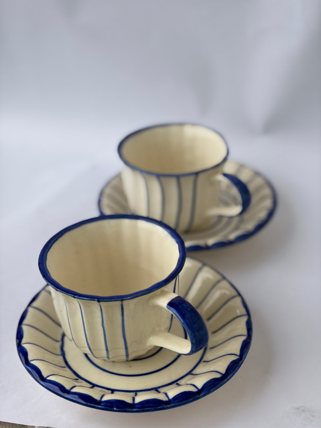 Cup & Saucer set Blue