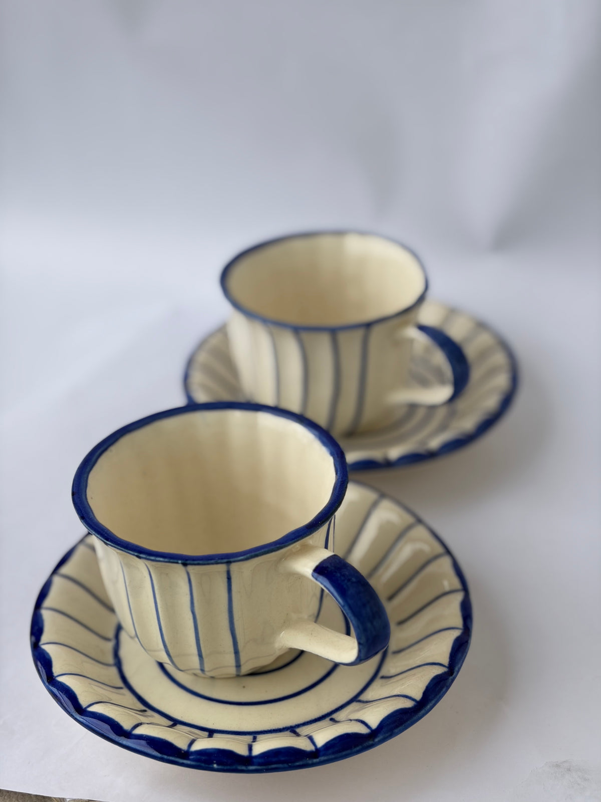 Cup & Saucer set Blue
