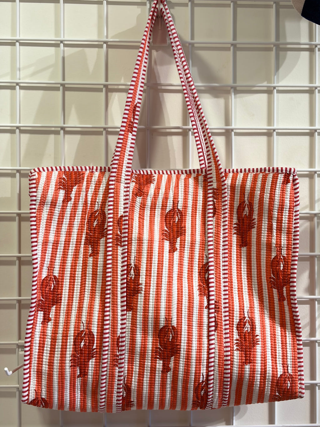 Red lobster Tote bag