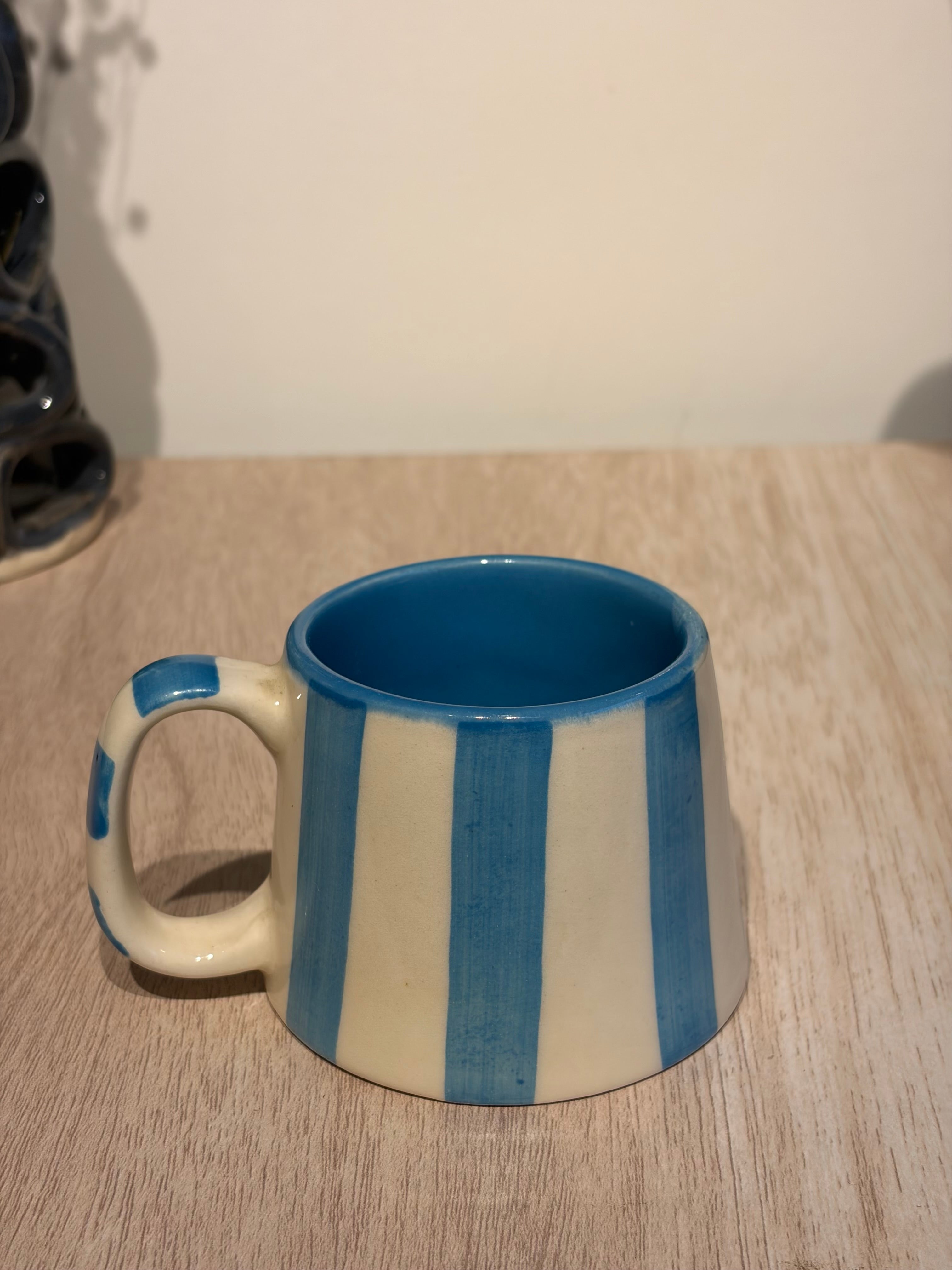 Light Blue strip Mug