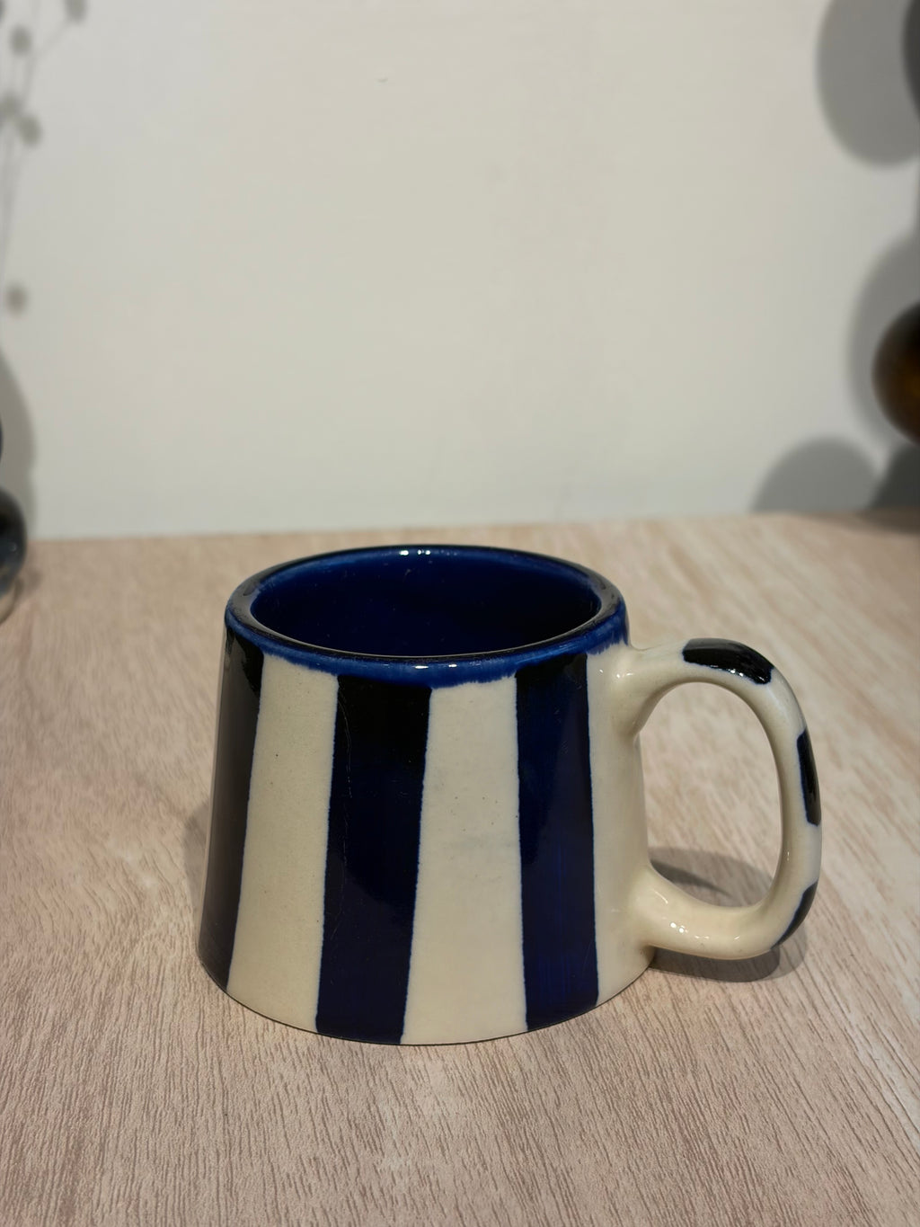 Dark Blue strip mug