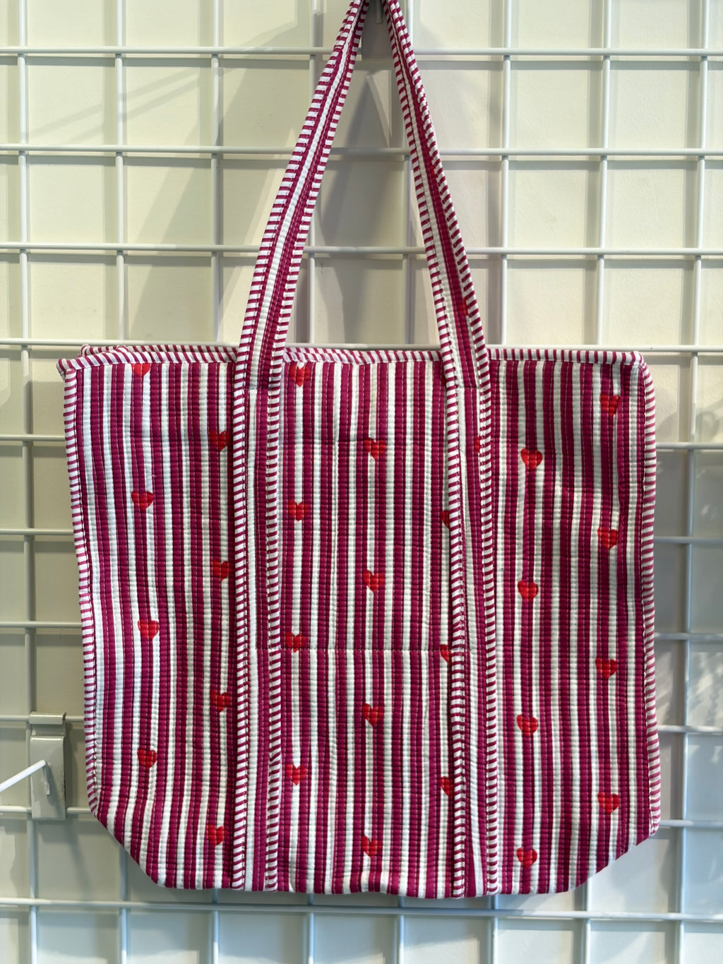 Pink heat tote bag